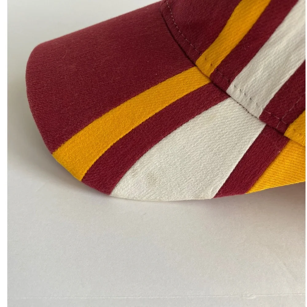 Vintage Redskins Hat Cap‎ Reebok NFL Equipment Adult One Size Gold Burgundy